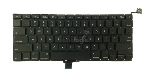 Teclado Macbook Pro 15 A1286 2009 2010 2011 Ingles Color del teclado Negro