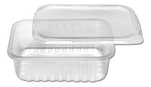 2 Kit Pote Plastico Marmita Fit 750ml Microonda Freezer 24un