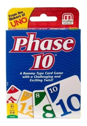 Phase 10 (juego De Mesa Original Mattel) Envío De 2 A 3 Días