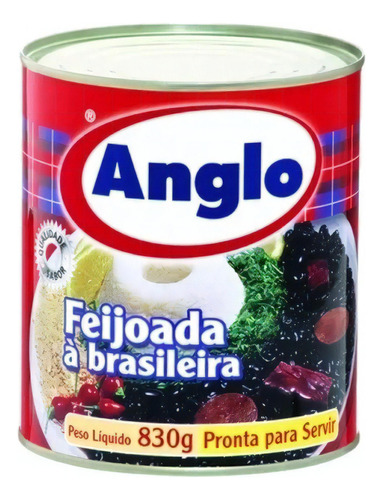 Feijoda Pronta A Brasileira Lata 830g Anglo