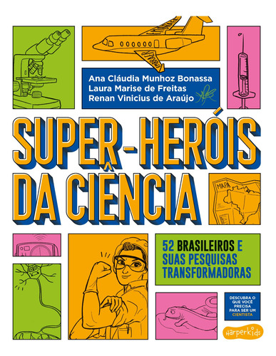 Livro Super-heróis Da Ciência