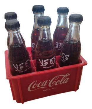 Engradado Coca Cola - Miniatura  - Anos 80 (1 J)