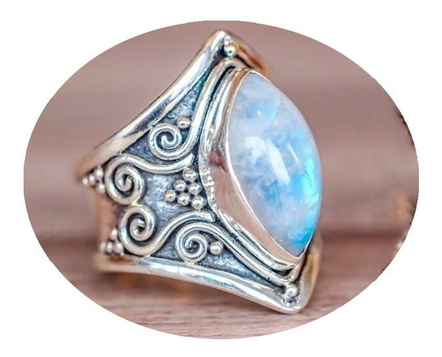 Imagen 1 de 5 de Anillo Compromiso Regalo Unisex Mujer Hombre Gótico Punk