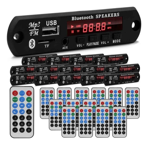 Kit 15 Placas De Amplificador Módulo Bt- 560 Bluetooth Usb