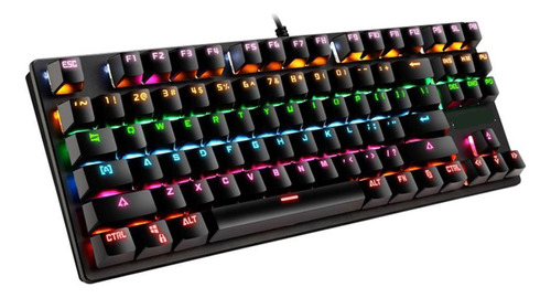 Usb Rgb Retroiluminación Teclado Mecánico Para Juegos De