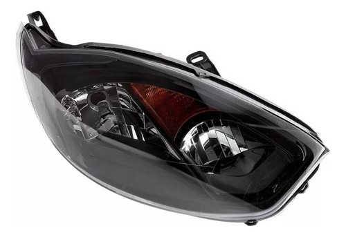 Optica Faro Delantero Ford Fiesta One 2010 A 2013 Negro