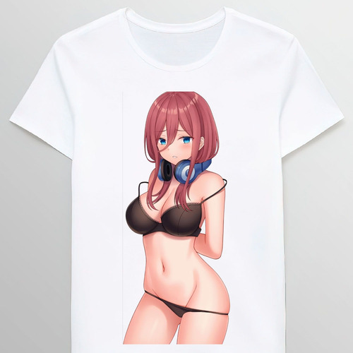 Remera Miku Nakano Bikini Lewd The Quintessential Q106126713