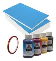 Comprar Tinta Sublimática Gênesis 4x100ml 1 Fita 100 Folhas A4 90g Tinta Kit 4 Cores