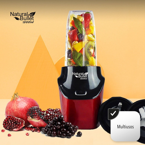 Imagen 7 de 7 de Procesador De Alimentos Natural Bullet 1000 Tipo Nutribullet