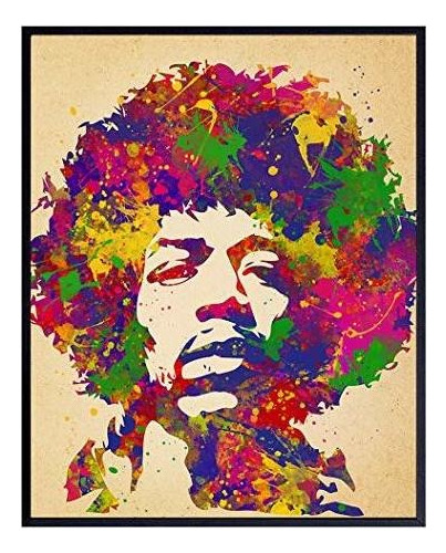 Pósteres Jimi Hendrix Poster - 8x10 Psychedelic Experience W