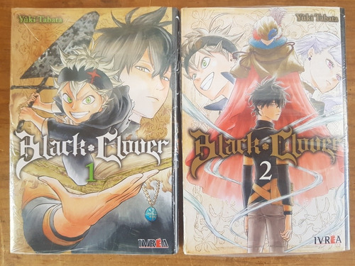 Black Clover - Tomo 1 Y 2 (con Carta) - Manga - Ivrea 