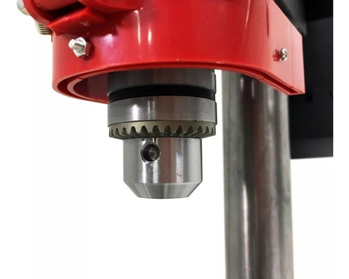 Imagen 3 de 10 de Taladro De Banco 13mm 350w C/ Morsa + Guarda Kushiro Tbk13