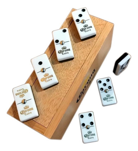 Domino Profesional Corona Extra Estuche Madera
