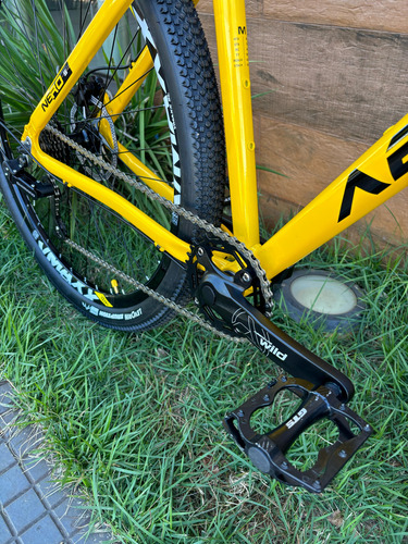 Bicicleta Absolute Nero5 Freio Hidráulico Amarelo 17 "