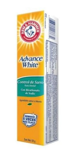Pasta Dental Advance White Control Sarro Arm & Hammer
