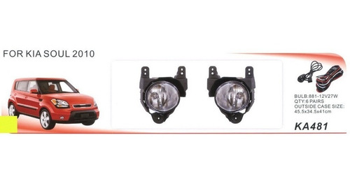 Neblineros   Kia Soul  2008- 2011- Kit Completo