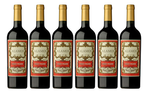 Vino Alamos Cabernet Sauvignon 750 Ml Botella Pack X6