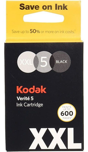 Cartucho De Tinta De Repuesto Kodak Verite 5 Xxl Negro Para 