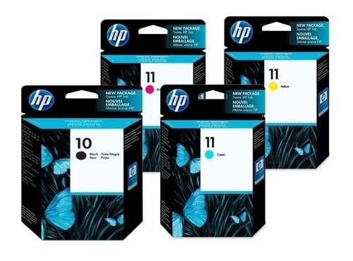 Kit 4 Cartuchos Hp Original C4844a | C4836a | C4837a  C4838a