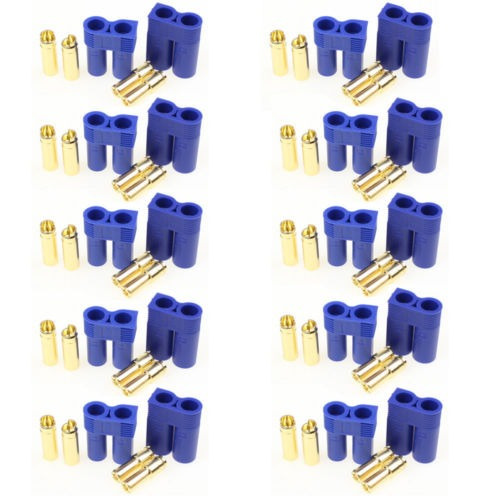 10set Ec5 Dispositivo Conector Encaja Rc Coche Avión Helicóp