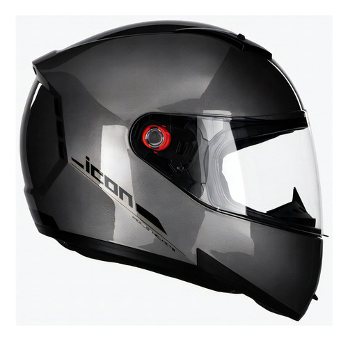 Capacete Moto Peels Icon Classic Cor Grafite Fosco com Grafite Tamanho do capacete 56