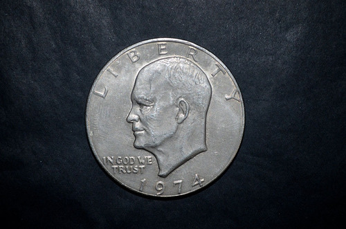 Moneda De Colección One Dollar 1974