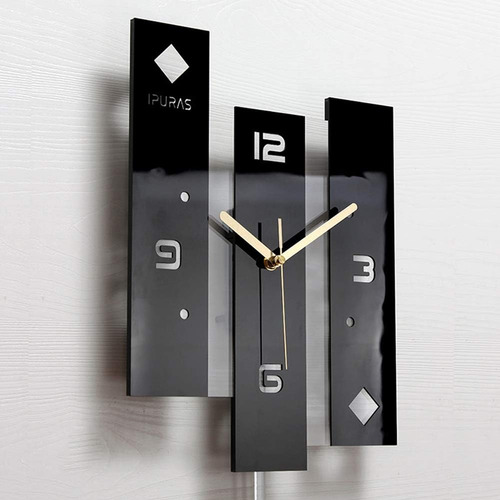 Shisedeco Creative Mute - Reloj De Péndulo Grande Moderno