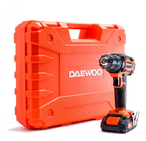 Imagen 4 de 6 de Taladro Percutor Atornillador Inalambrico Daewoo 2 Baterias