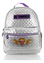 Comprar Mochila Karen Los Polinesios  Be Yourself  Plateada