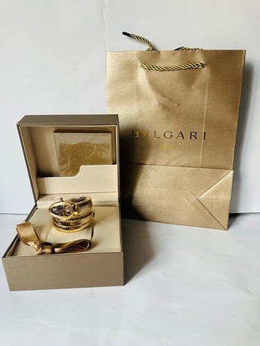 Reloj Bvlgari Serpenti Dorado Negro Fullset Dama Dorado Dorado Negro (Usado)