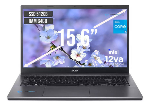 Portatil Acer Aspire Intel Core I5 12450h Ssd 512gb Ram 64gb