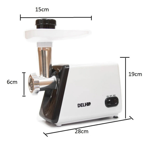Imagen 2 de 10 de Picadora De Carne Eléctrica Accesorios Alta Potencia 2500w