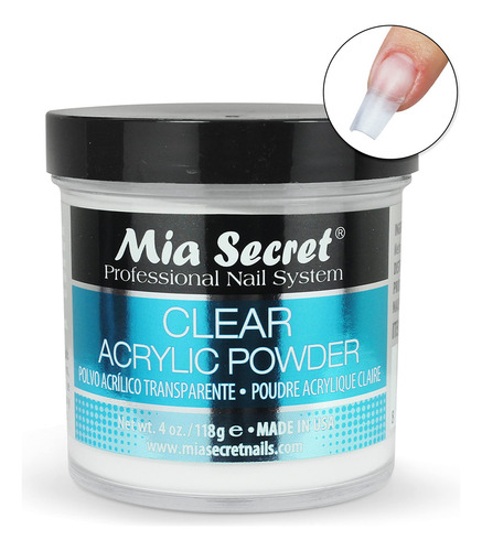 Mia Secret Professional Acrylic Nail System Clear Acrylic Po