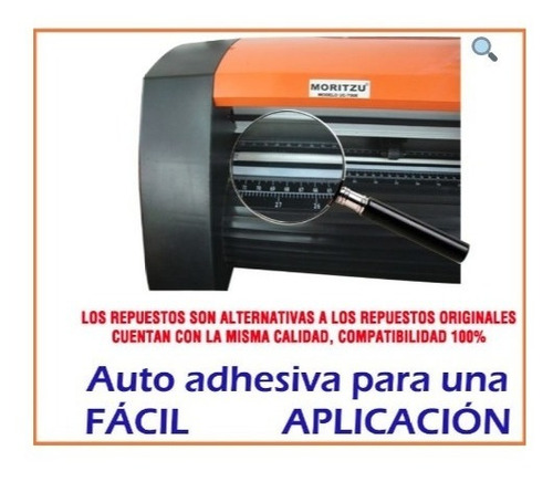 Banda Teflonada Con Adherencia P, Plotter De Corte Moritzu
