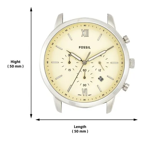 Reloj Caballero Fossil Fs5380 Color Caf De Piel