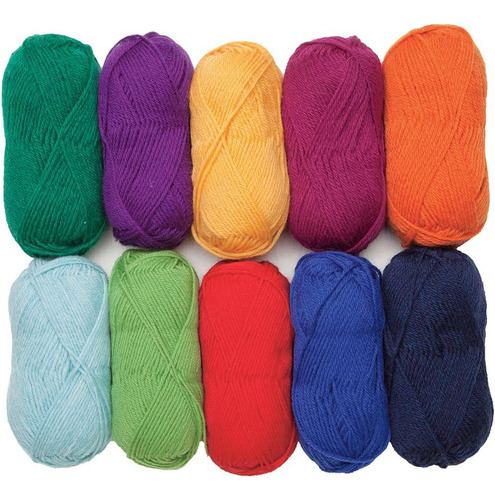 Lana De Andes Peso Worsted (10 Bolas Arcoíris)