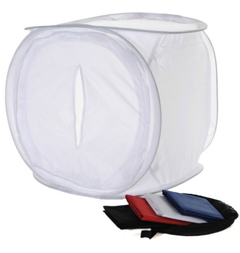 Imagen 4 de 6 de Caja De Luz Plegable 40 Cm Para Fotografia De Producto F1002