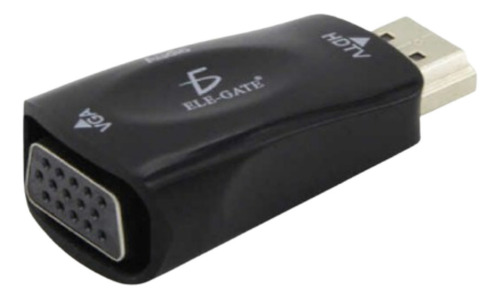 Adaptador De Video Hdtv A Vga Convierte Hd A Vga Audio 3.5