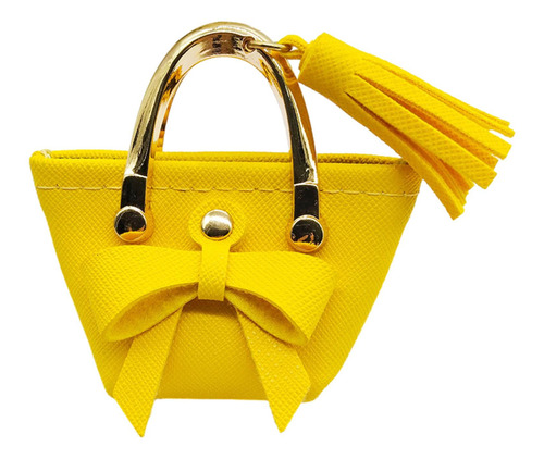 2 Bolso Para Muñecas A Escala 1/6 Con Pajarita, Amarillo