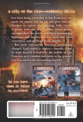 I Survived The San Francisco Earthquake, 1906 (i Survived #5) (5), De Tarshis, Lauren. Editorial Scholastic Paperbacks, Tapa Blanda En Inglés