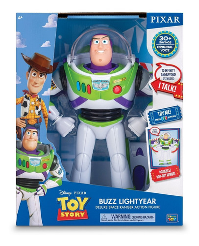 Figura De Buzz Lightyear Disney Toy Story Con Sonidos