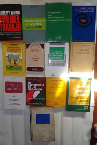 Lote Libros Derecho Ciencias Juridicas X13 Oferta Longchamps