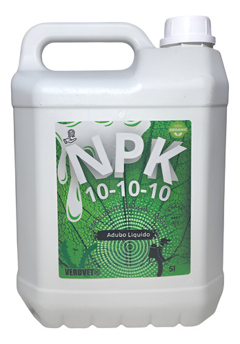 Adubo E Fertilizante Liquido Npk 06-12-36 5l Concentrado