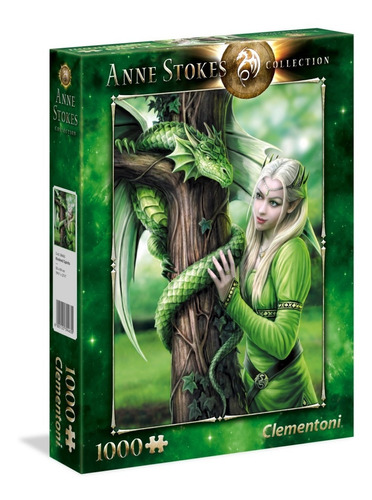 Dragon Spirit Anne Stokes Rompecabezas 1000 Pz Clementoni