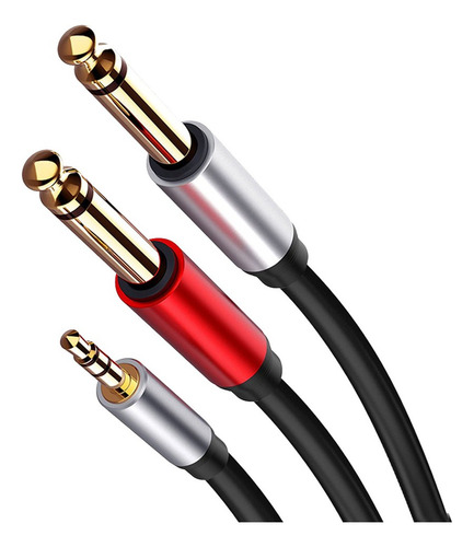 Aa Cable Divisor En Y De 1,8 M, 3,5 Mm, Trs A Dual, 6,35