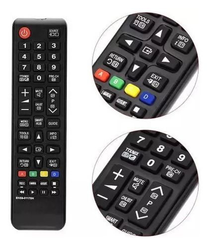 Controle Remoto Compatível Tv Samsung Smart Hub Universal