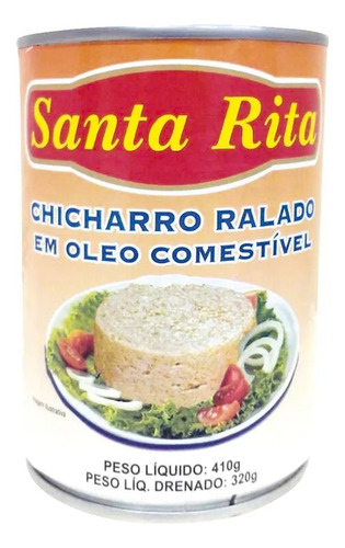 Chicharro Ralado Em Óleo Comestível Lata 400g