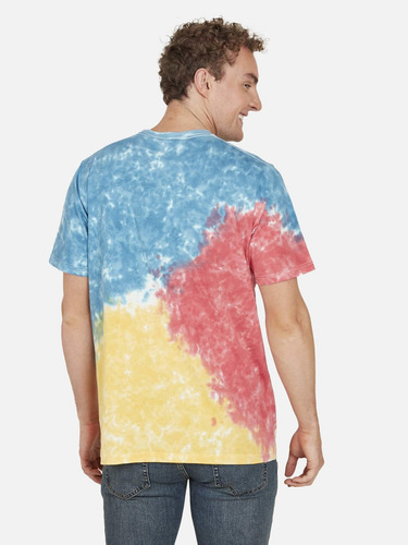Polera Original Mix Color Tye Dye Hombre Multicolor Maui And