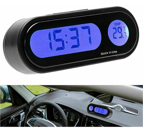 Xing Reloj Digital Para Coche, Termómetro, Reloj De Control