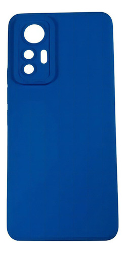 Case Capinha Premium + Pelicula 3d Para Xiaomi Mi 12 Lite Cor Azul Royal
